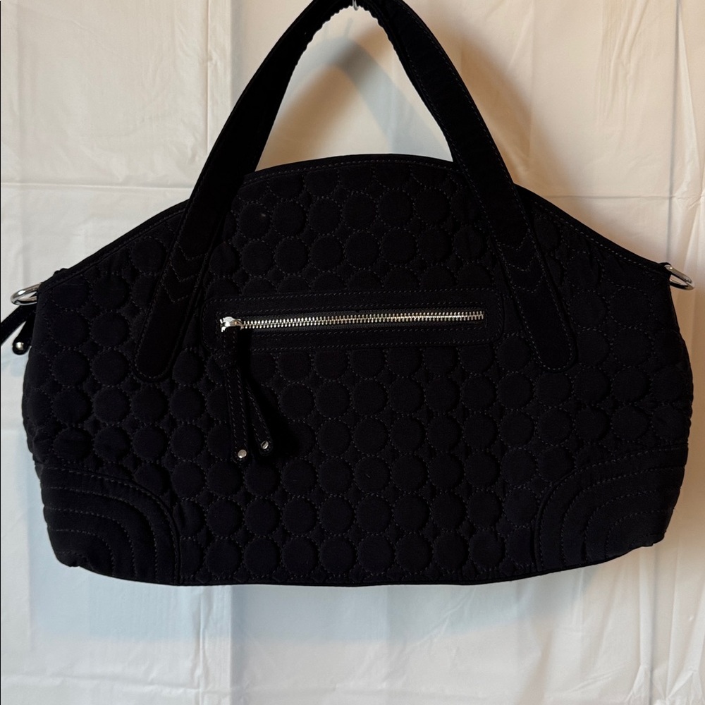 Vera Bradley Black Quilted Crossbody And Shoulder Bag - Picture 5 of 14